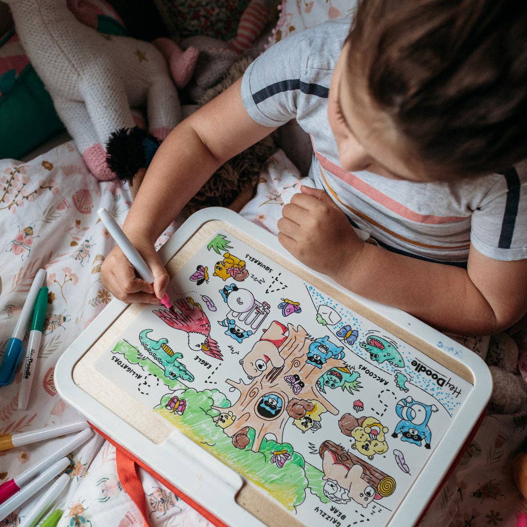 American Animals Travel-Size Color-In Activity Mat