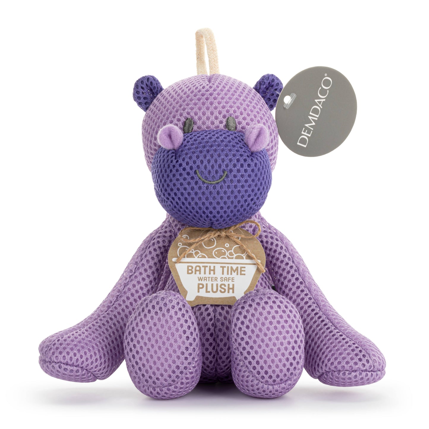 Hippo Bath Time Plush - 2x6in