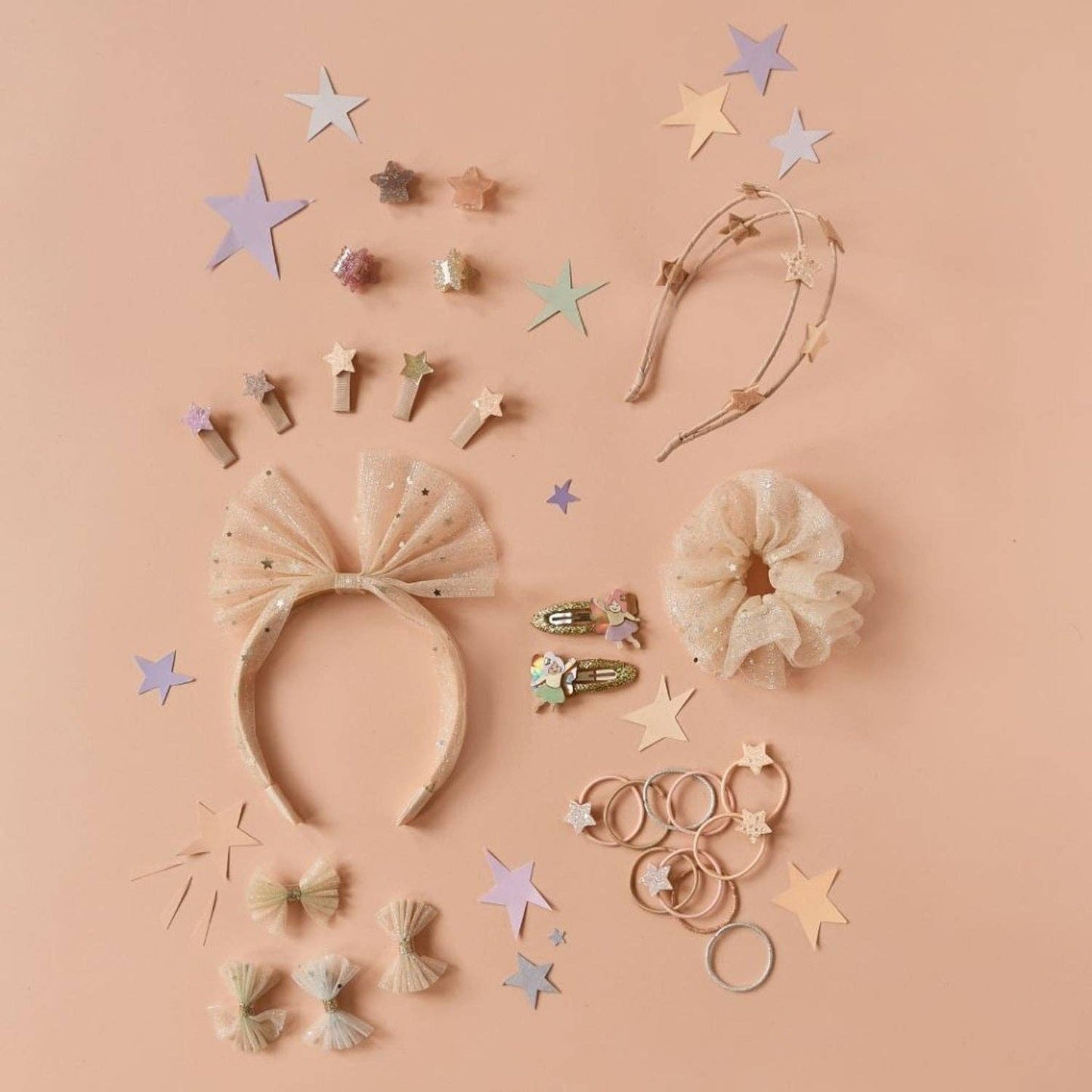 Shimmer Stars Claw Clips 4 Pack