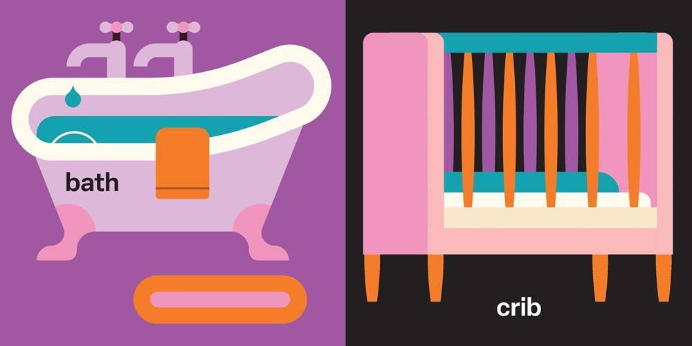 Spring Street Touch and Trace: First Words: Board Book