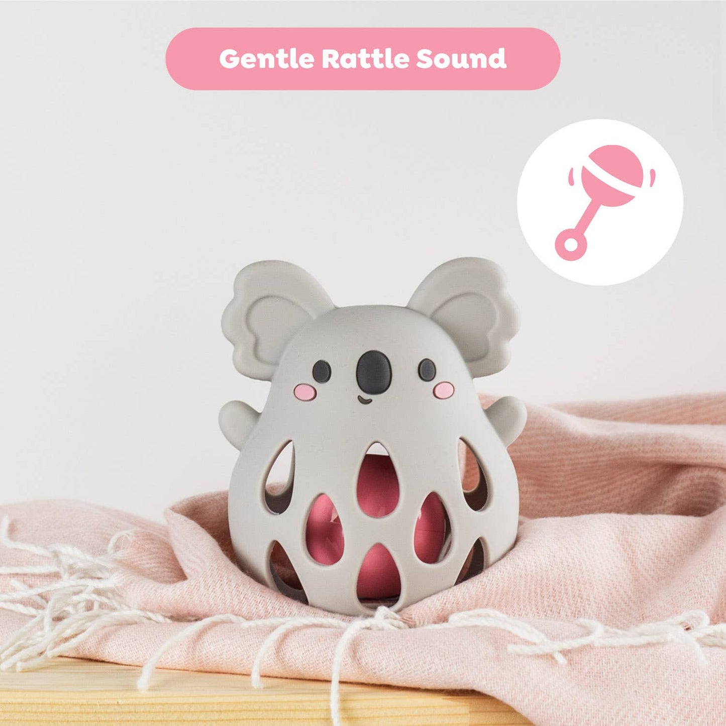 Silicone Rattle - Koala