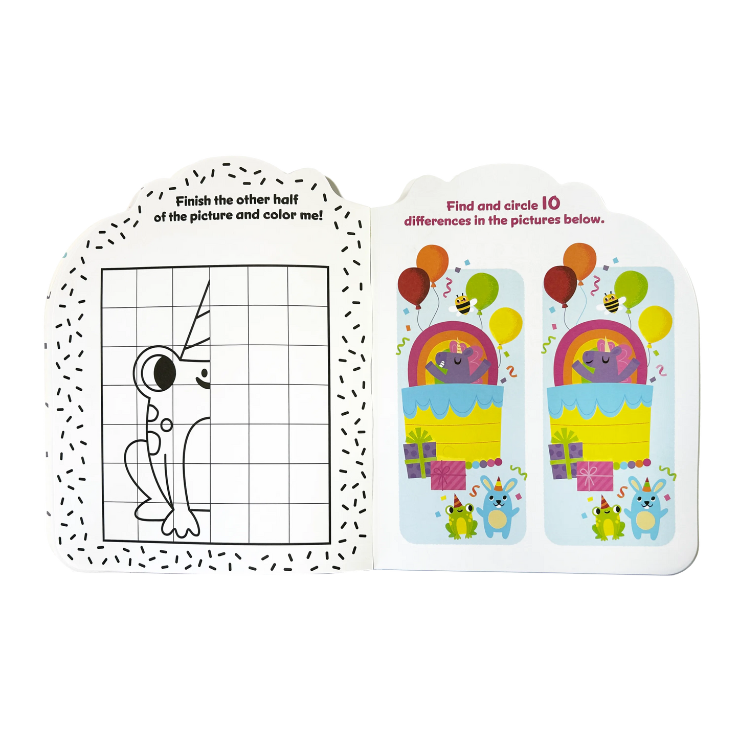 Playful Pages Activity Book - Unicorn Party - 60 Pages