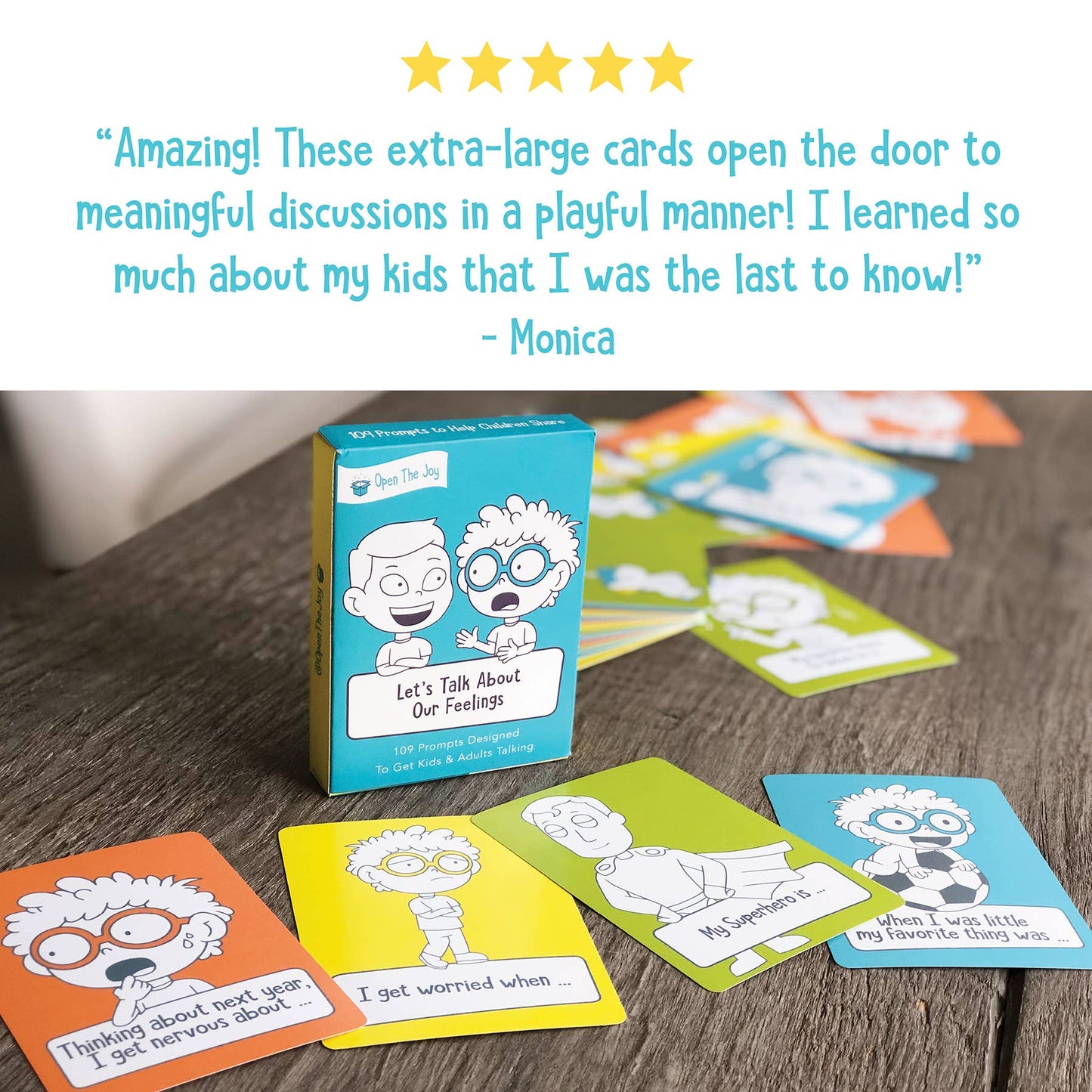 Let's Talk: Conversation Starters for Kids | Single Decks