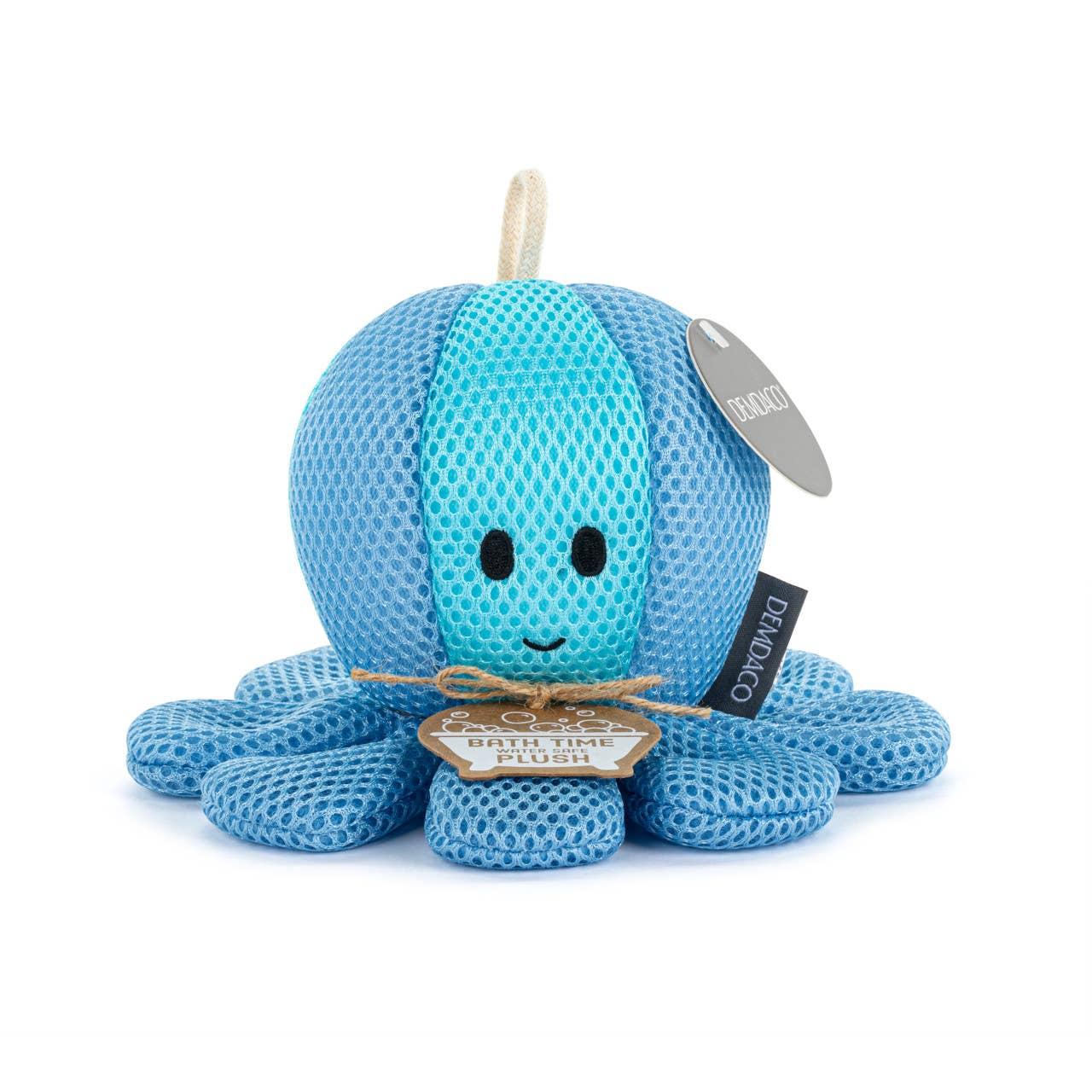 Blue Octopus Bath Time Plush - 2x6in