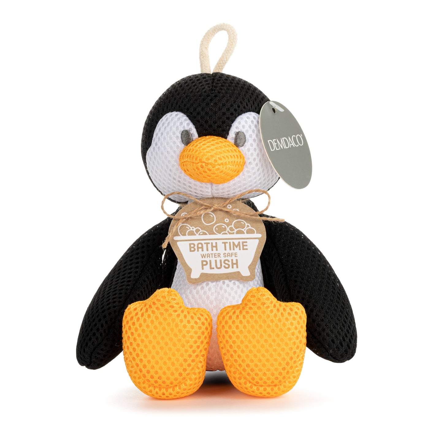 Penguin Bath Time Plush - 2x6.5in