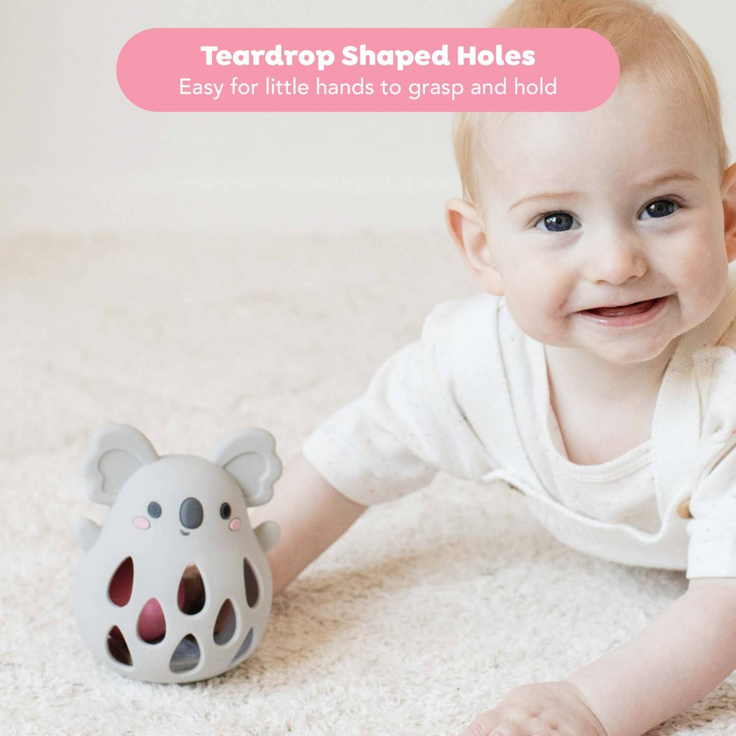 Silicone Rattle - Koala