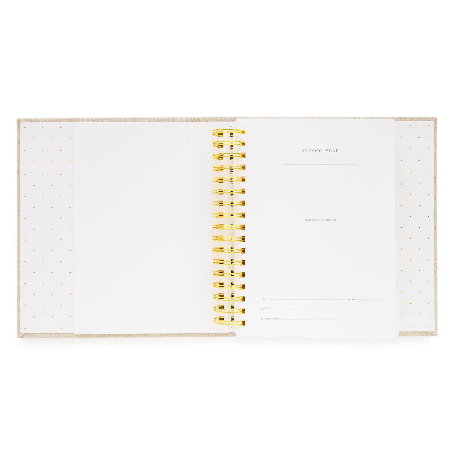 Flax School Years Book: Off-White