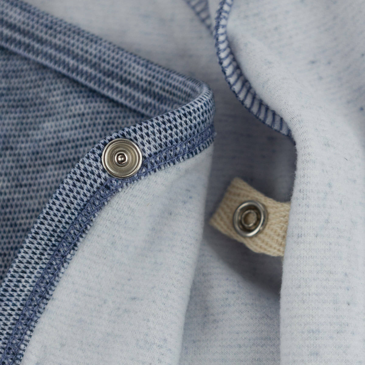 Honeycomb Kimono Set: Denim / 3 mo