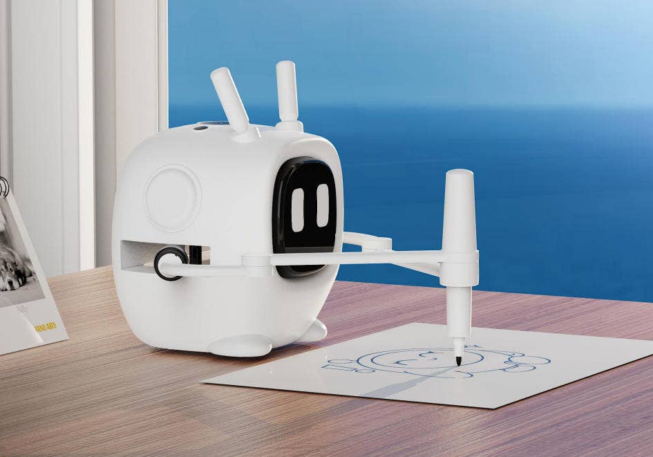 Smart Drawing Robot - With 192 Drawing Cards & Watercolor