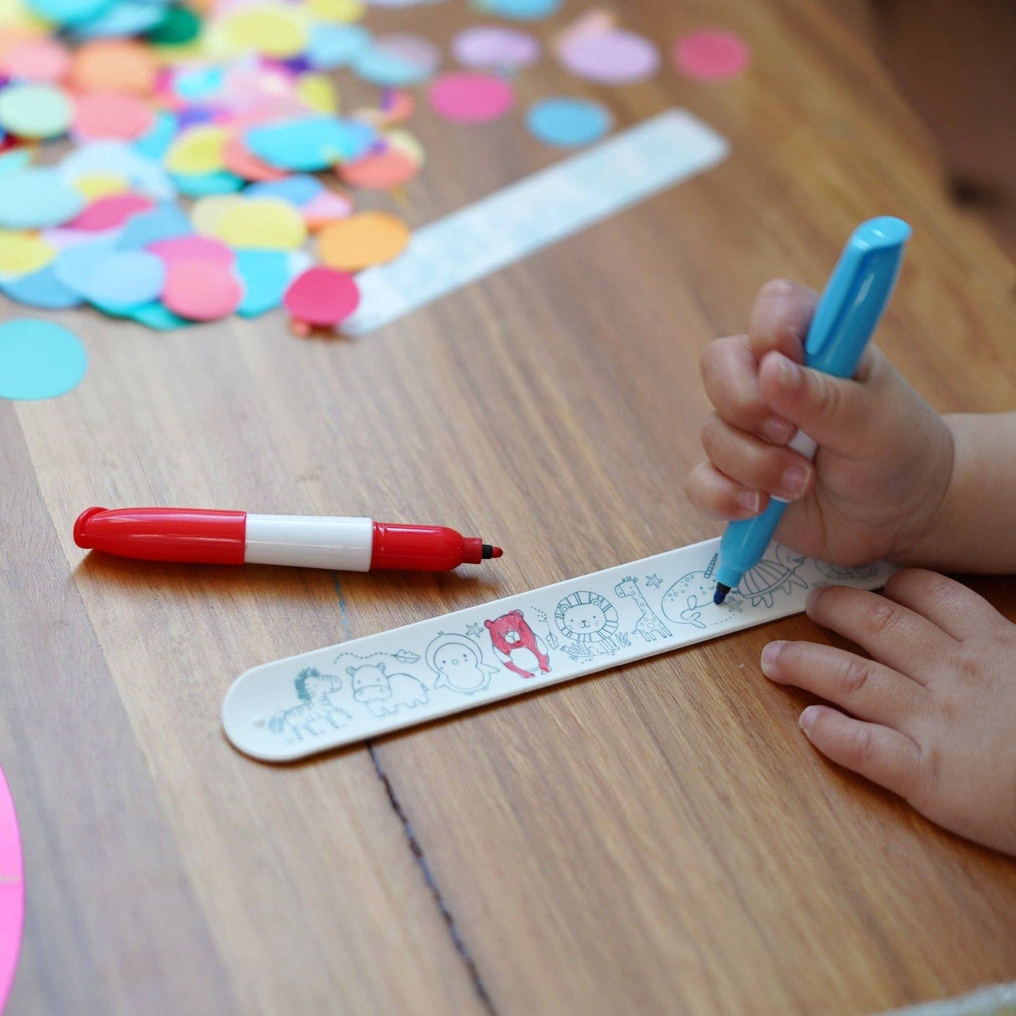 Jingle Bells Sketchband  - Reusable Color-In Slap Bracelet