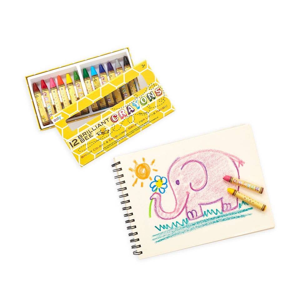 Brilliant Bee Crayons - Set of 12