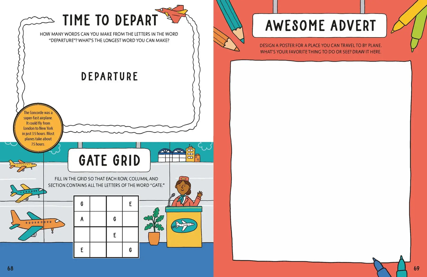 Lonely Planet Kids The Big Book of Airplane Activities: Trade Paperback