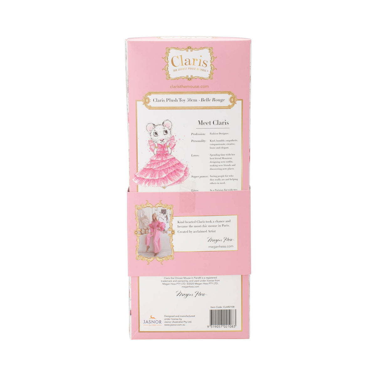 Claris The Mouse - Belle Rouge Plush Doll