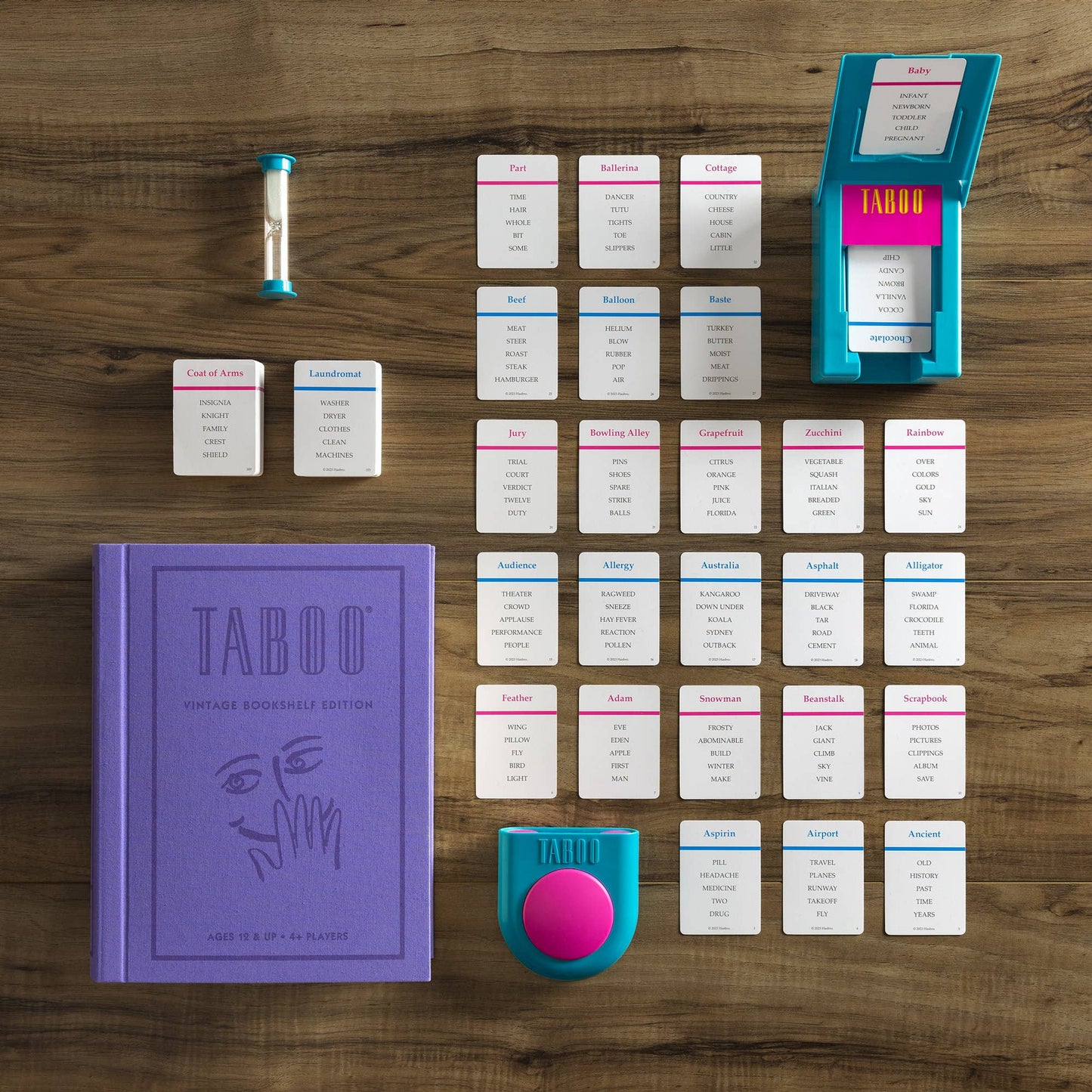 WS Game Company Taboo Vintage Bookshelf Edition