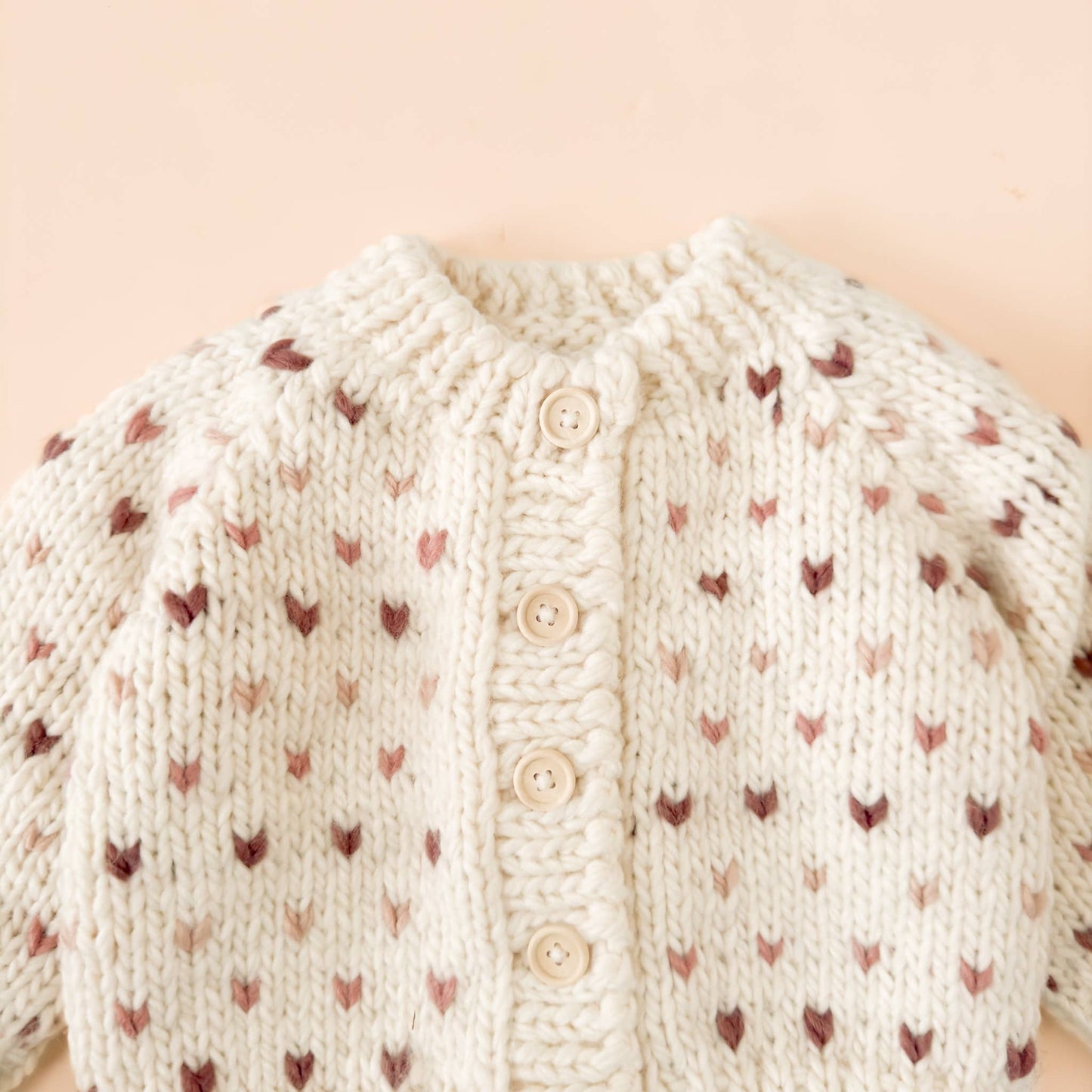 Sawyer Cardigan Mauve Baby Kid Fall Winter Sweater: Mauve / XS 6-12m