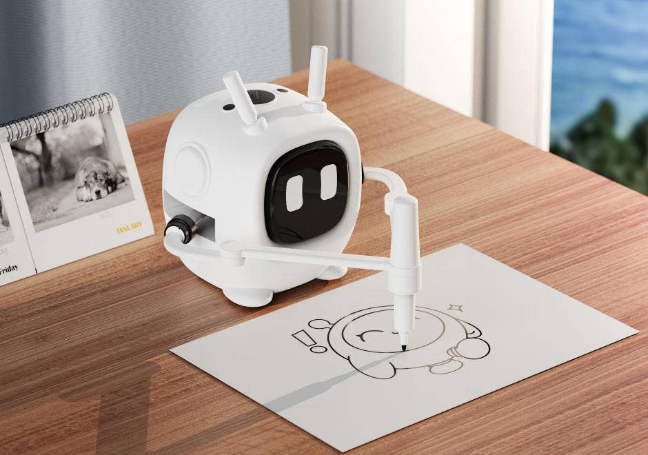 Smart Drawing Robot - With 192 Drawing Cards & Watercolor
