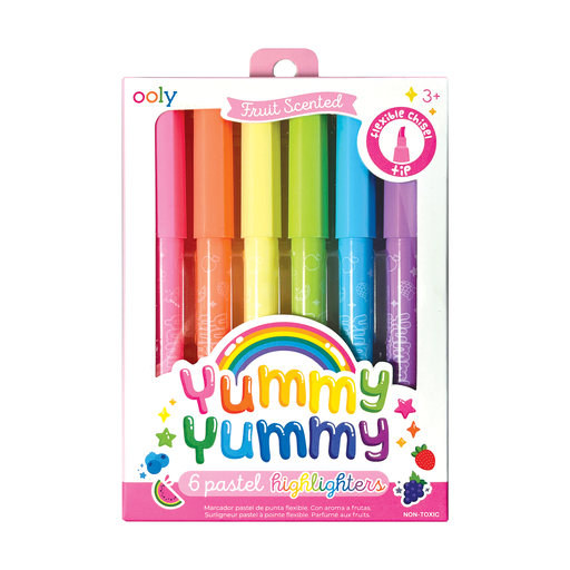 Yummy Yummy: Fruit Scented Highlighters (Set of 6)