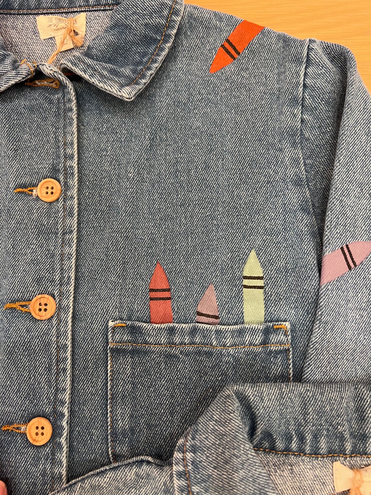 The Denim Jacket Crayons 2-3Y