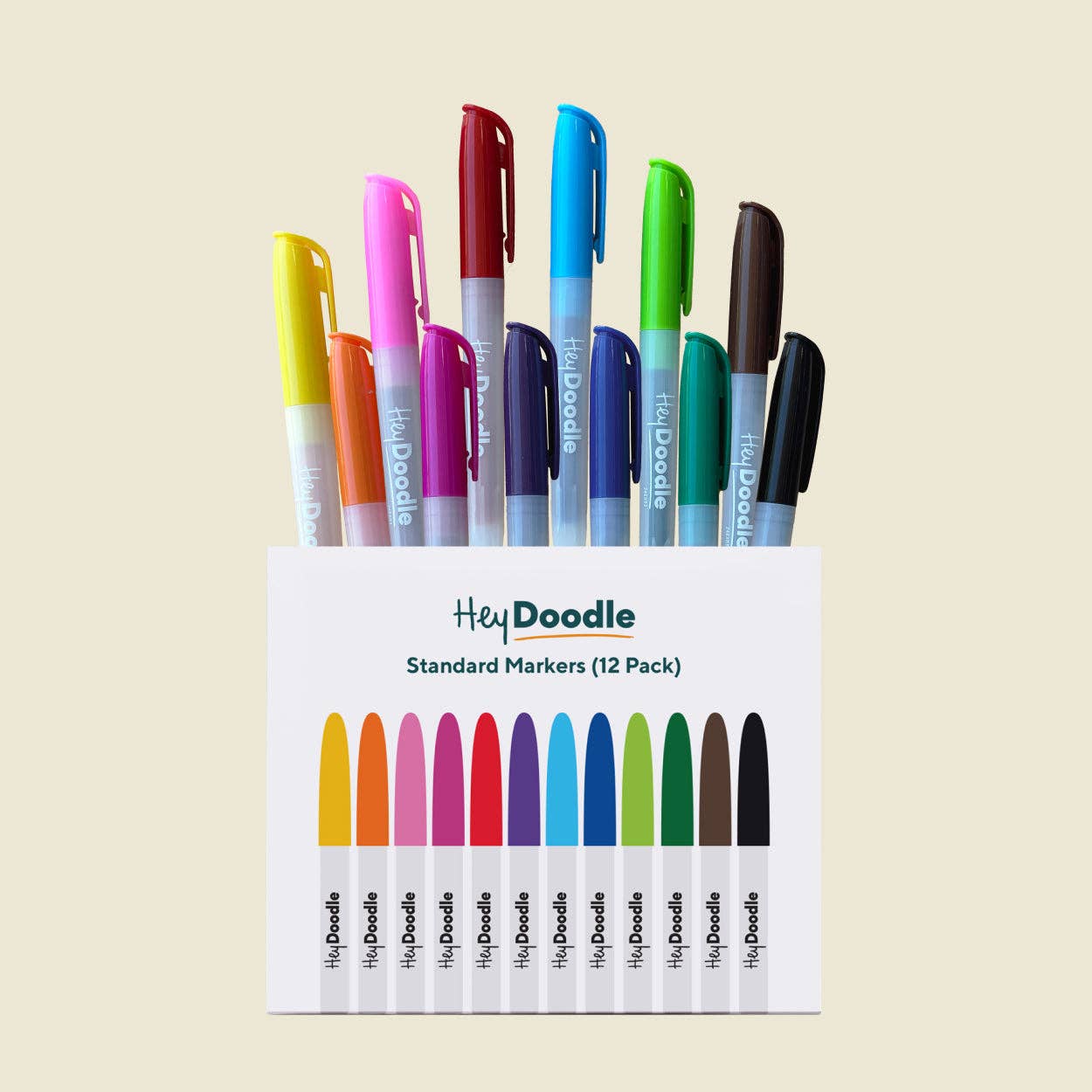 Standard Marker 12-Pack for HeyDoodle Mats