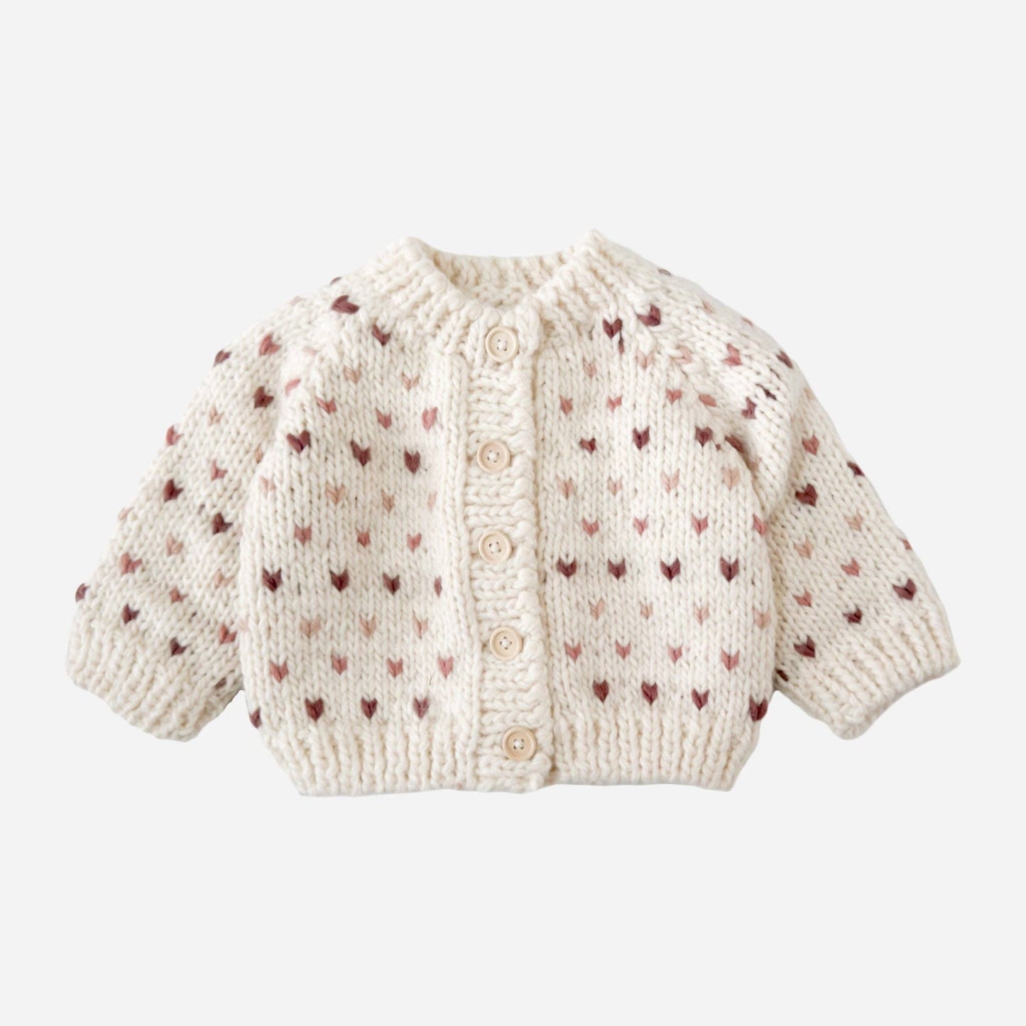 Sawyer Cardigan Mauve Baby Kid Fall Winter Sweater: Mauve / S 12-24m