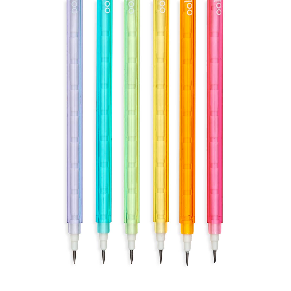 Stay Sharp: Non-Sharpening Graphite Pencils - Rainbow (Set o