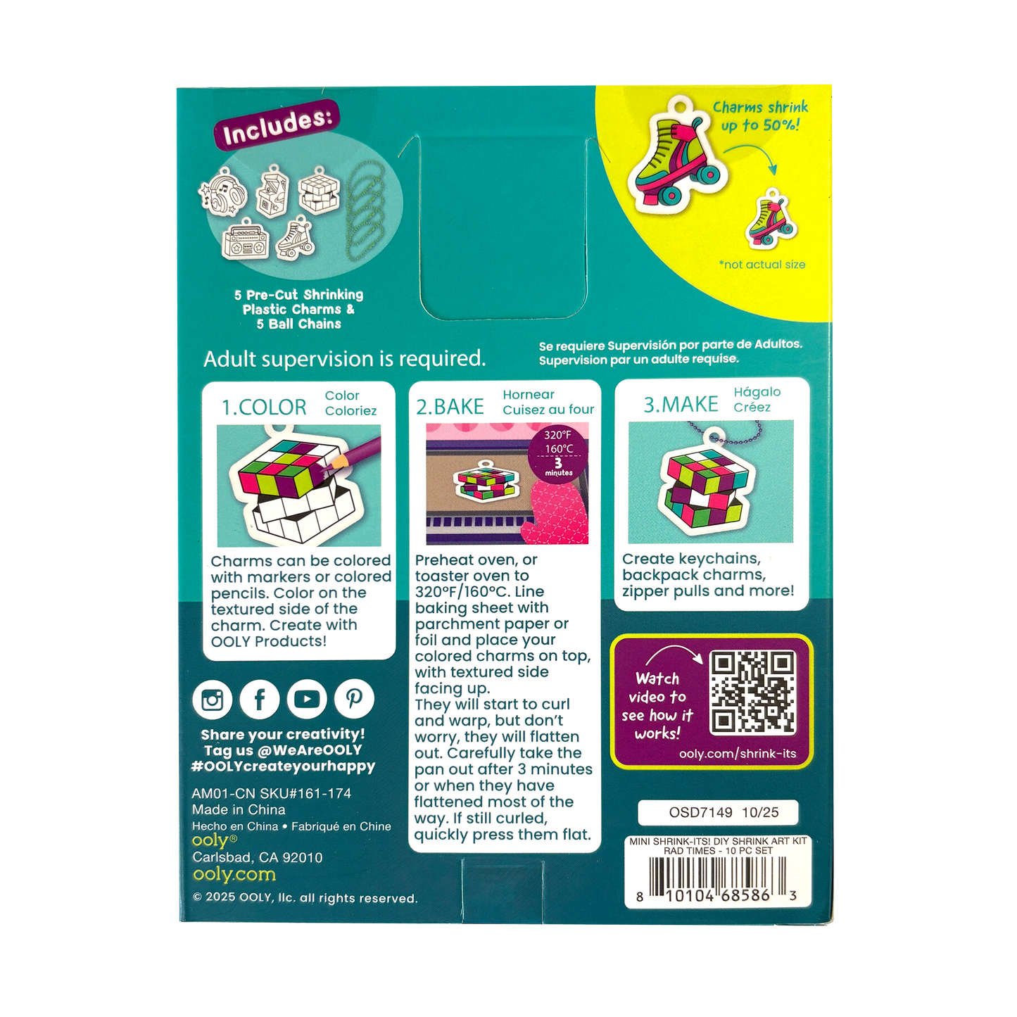 Mini Shrink-Its! DIY Shrink Art Kit - Rad Times