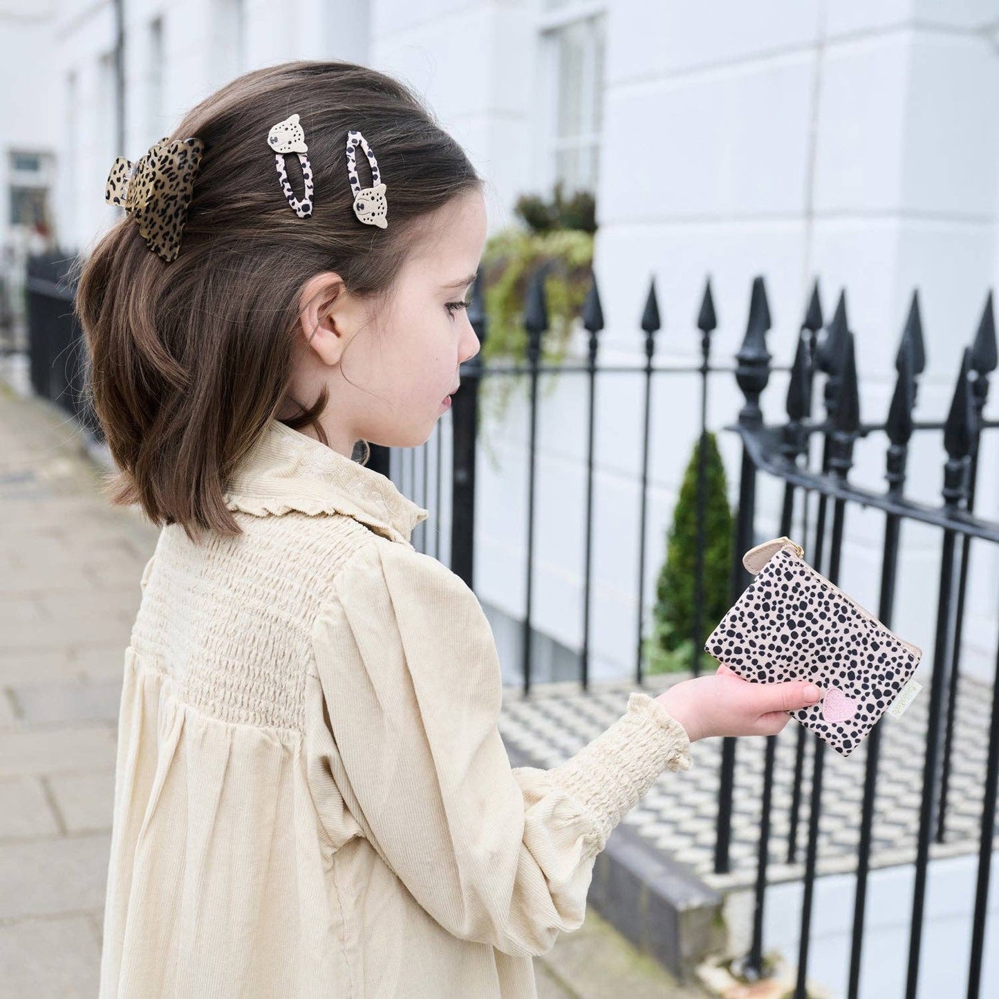 Leopard Love Scalloped Claw Clip