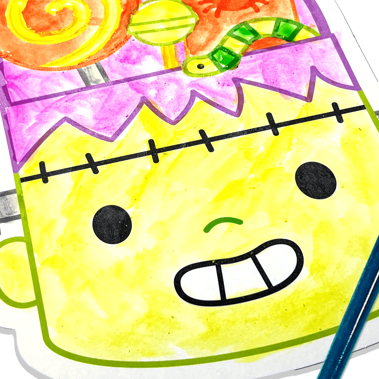 Playful Painters Easy Watercolor Painting Kit - Trick or Treat