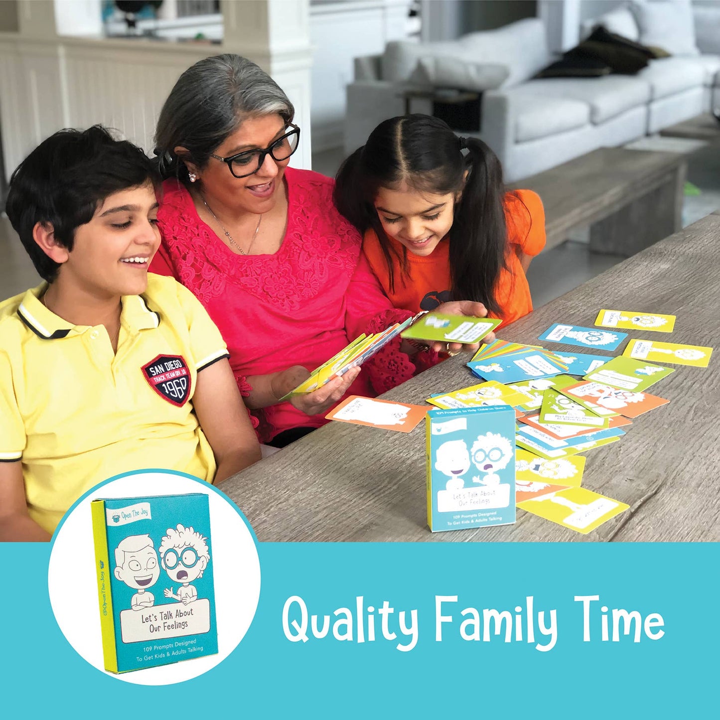 Let's Talk: Conversation Starters for Kids | Single Decks