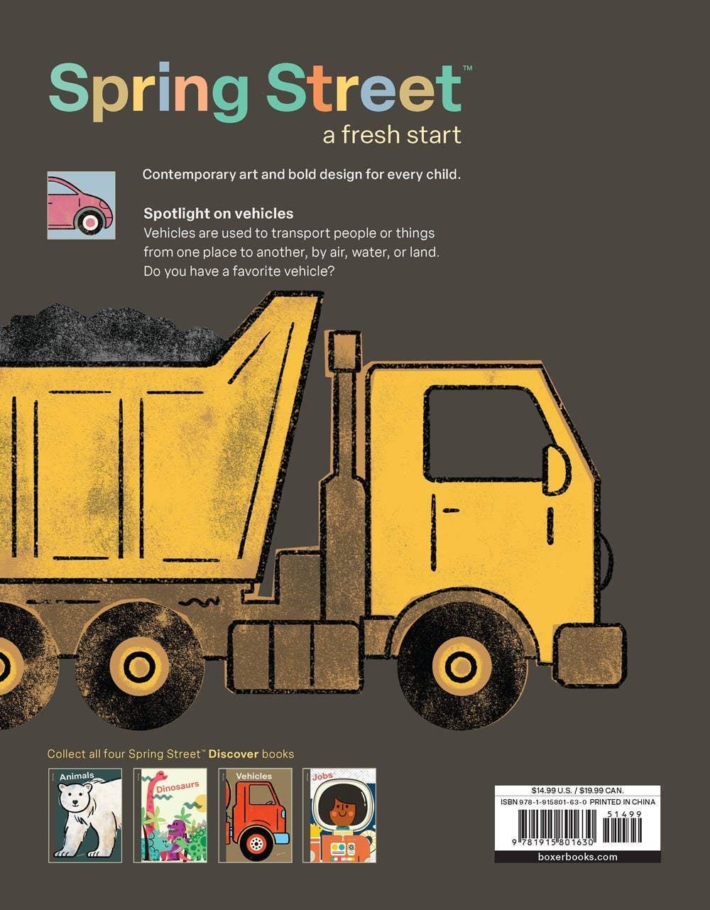 Spring Street Discover: Vehicles: Paper Over Board