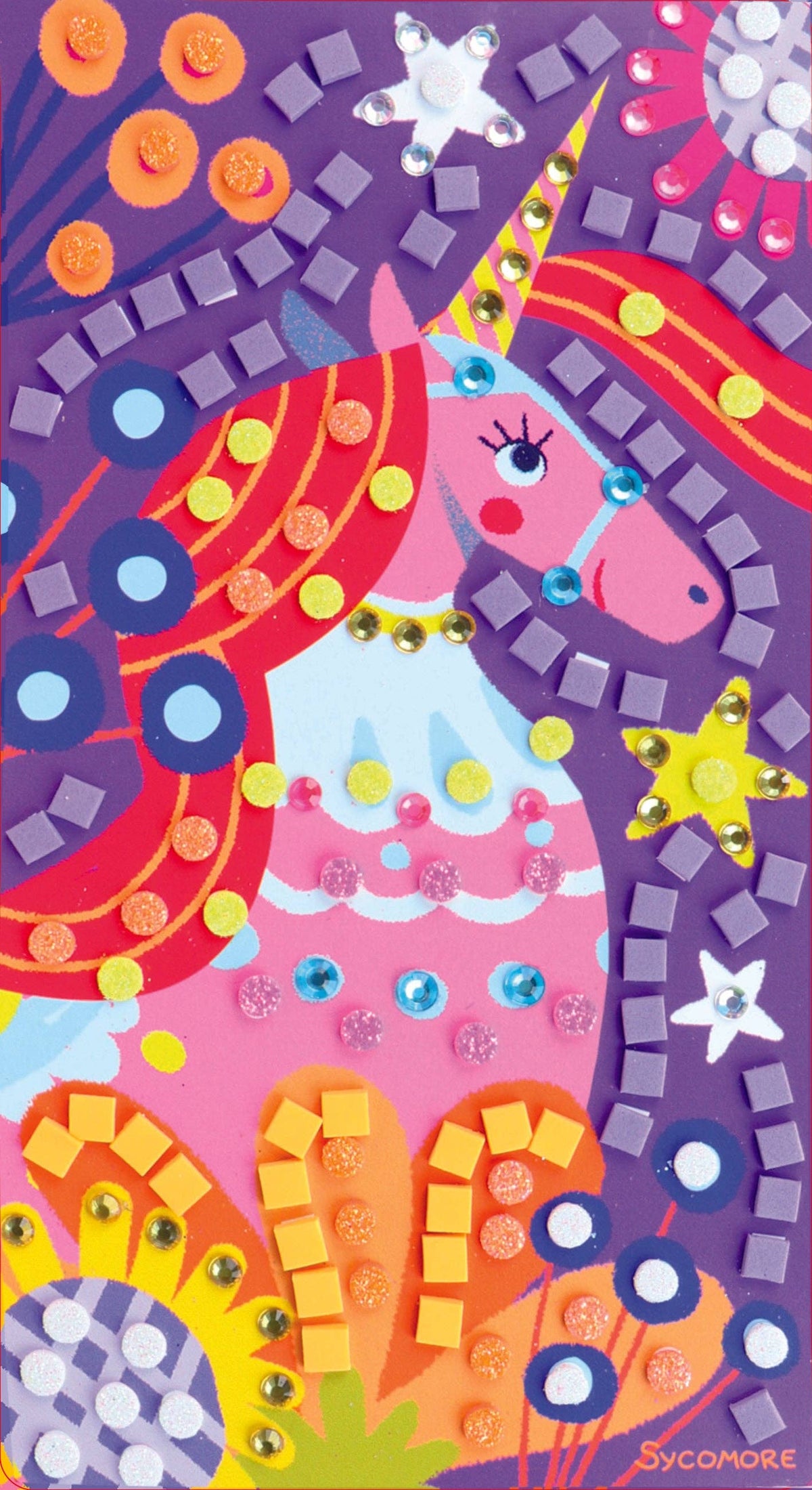 Stick'N Fun - XS Mosaics Unicorns - 5y+