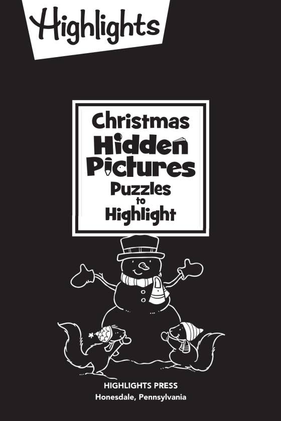 Christmas Hidden Pictures Puzzles to Highlight