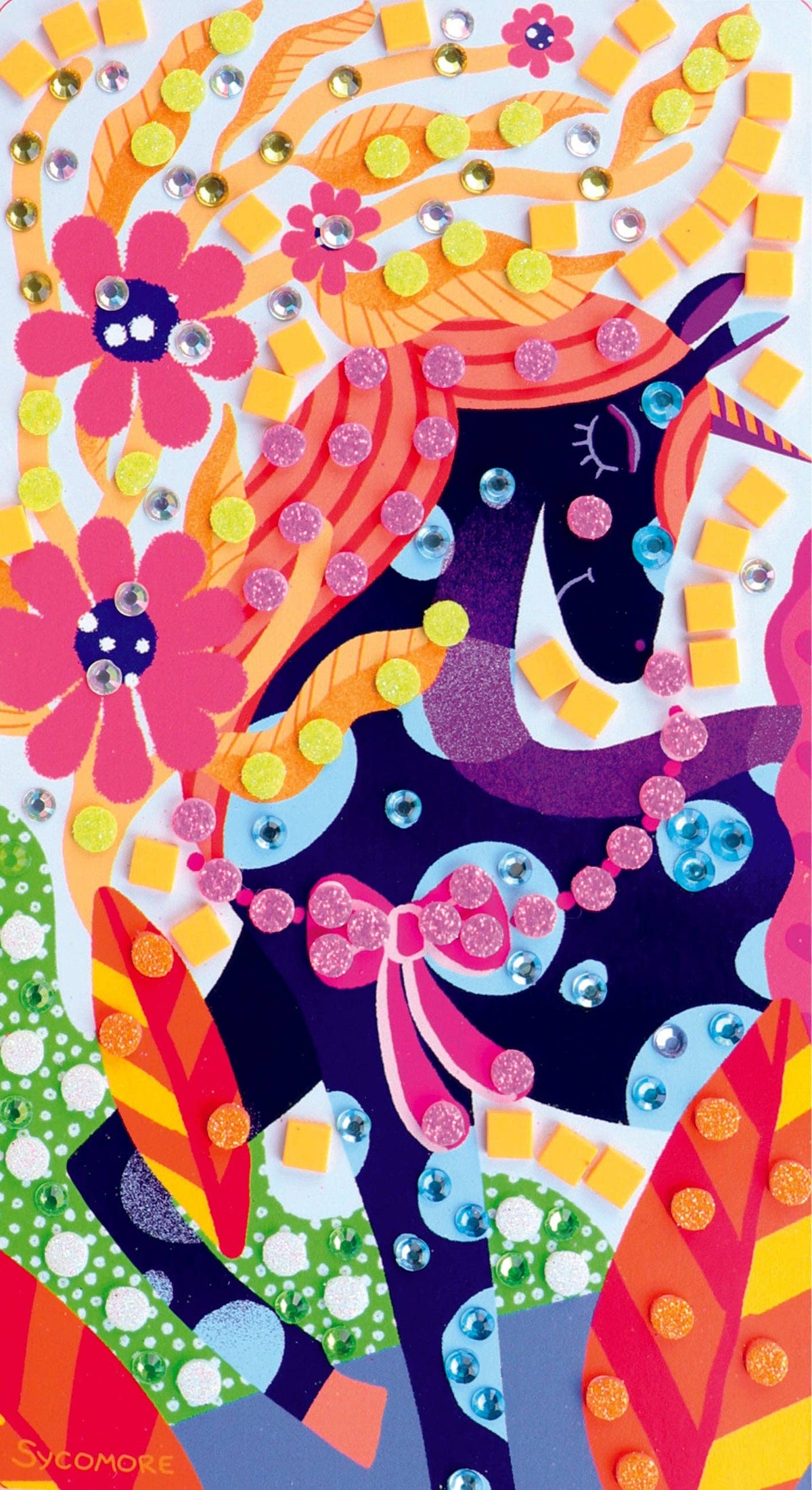 Stick'N Fun - XS Mosaics Unicorns - 5y+