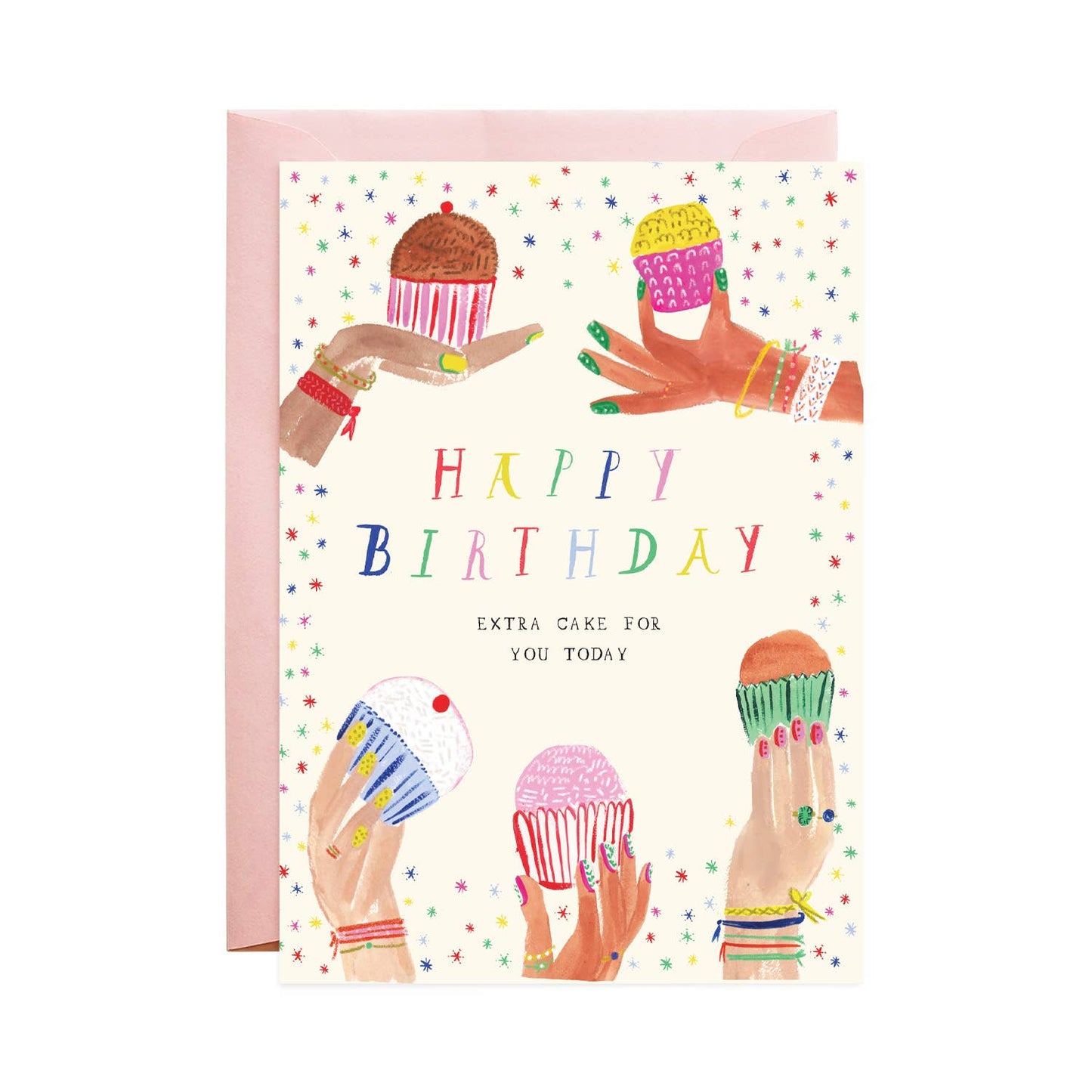 Confetti Cupcakes - Greeting Card