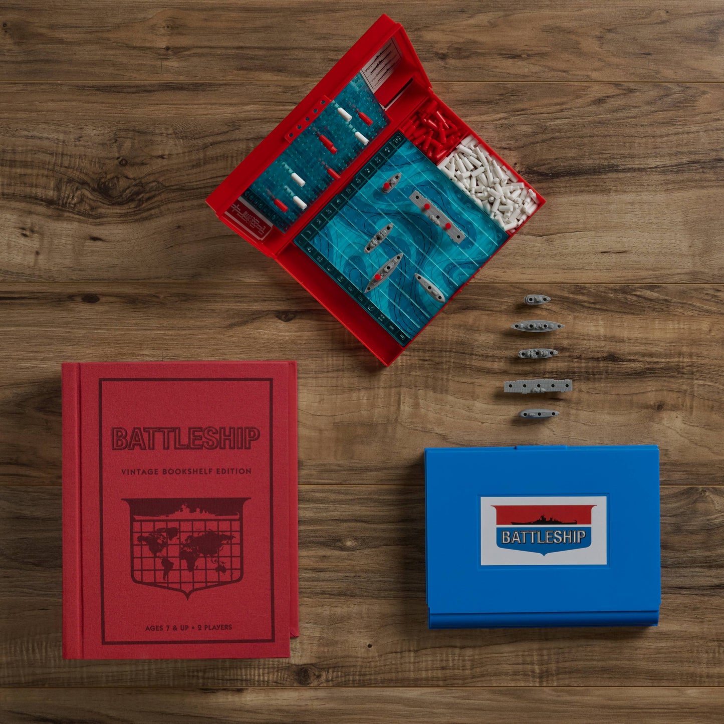 WS Game Company Battleship Vintage Bookshelf Edition